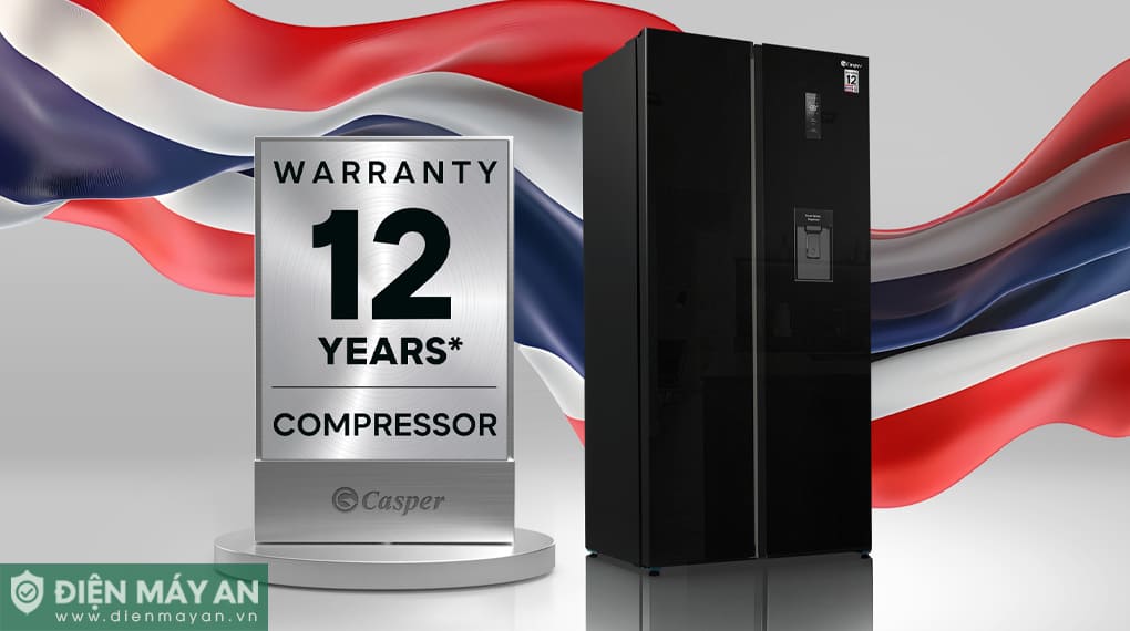 Tủ lạnh Casper Inverter ProFresh 530 Lít Side By Side RS-D530SBS